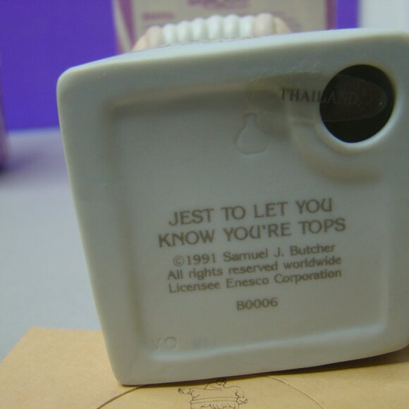 Pair of Precious Moments Symbol of Membership 1990 & 1991 B-0005 & B-0006 Enesco - Picture 14 of 16